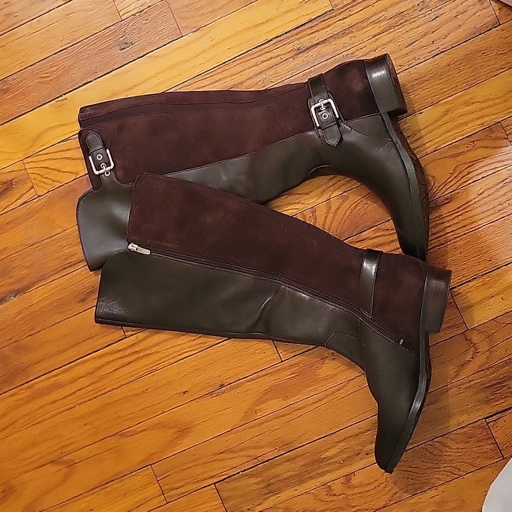 Marc Fisher riding boots wide calf.